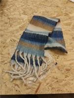FAT FACE Blue Striped Rectangle Scarf One Size RRP &pound;29.50
