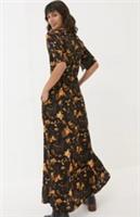 FAT FACE Black Winona Floral Dress. Size UK 12 Regular. RRP £75.*New With Tags* - 12 Regular