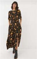 FAT FACE Black Winona Floral Dress. Size UK 18 Regular. RRP £75.*New With Tags* - 18 Regular