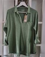 FAT FACE Paige Light Green Jersey Shirt Top. Size UK 12/14 . *New With Tags* - 12 Regular