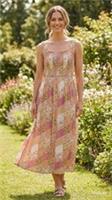 FAT FACE Aria Multi Air Patchwork Midi Dress.Size UK 18 Regular. RRP &pound;65 *MINT* - 18 Regular