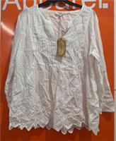 🔥Fat Face White Broderie Top, NEW, Size UK 14, RRP &pound;40, sf