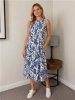 FAT FACE Anna Palace Floral Midi Dress. Size UK 16 R. RRP &pound;59. *New With Tags* - 16 Regular