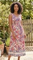 FAT FACE Aria Bright Paisley Midi Dress. Size UK 12 R. RRP &pound;65. *New With Tags* - 12 Regular