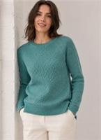 FAT FACE Ella Mint / Teal Jumper. Size UK 12. RRP &pound;49.50. *New Without Tags* - 12 Regular