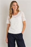 FAT FACE Chloe Blouse, 2in1 Lace Top. Size UK 12 *New With Tags*. RRP &pound;42 - 12 Regular