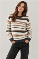 FAT FACE Suzy Stripe Jumper With Wool. Size UK 14. *New With Tags* RRP &pound;59 - 14 Regular