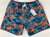 Fatface Men's Trevose Tropical Print Swim Shorts in Sea Blue -Size: Small- BNWT