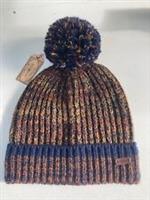 Fat Face Men's James Twisted Knit Multicolour Beanie/Bobble Hat -One Size- BNWT - ONE Regular