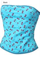 Fat Face - Ladies Push Loop Tee. Top, Blue Cherries, Size SMALL - S Regular