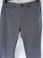 Fat Face Devon Blue Stripe Ankle Grazer Trousers Size UK 14 New - 14 Regular