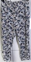 Fat Face Blue Floral Shirred Wide Leg Trousers Size UK 24 NWT - 24 Regular