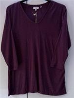 Fat Face Saskia Sparkle Top Purple Size UK 14 NWT - 14 Regular