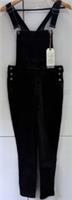 Fat Face Deal Dungarees Vintage Black Size UK 10R NWT - 10 Regular