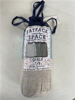 Fat Face Girls Pack of Three Long Sleeve Cotton Tops - Age: 7/8