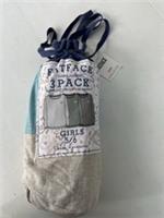 Fat Face Girls Pack of Three Long Sleeve Cotton Tops - Age: 5/6