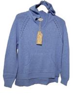 Fat Face Hoodie Blue Lucie Chambray Pullover Kangeroo Pocket XS & S Sizes - S Regular