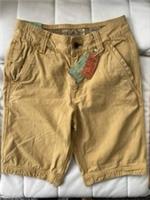 Fat Face Cove Flat Front 100% Cotton Shorts in Sand - Size: 28" W 10.5" L - BNWT - 28 Regular