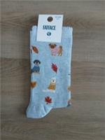 FATFACE Ladies Dogs in Jumpers Socks One Size UK 4-7