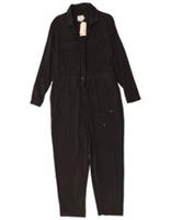 Fat Face Womens Jumpsuit UK 16 Large Black Lyocell AC06 - 16 Regular