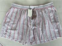 Fat Face Seersucker Multi Stripe Cotton Pyjama/Loungewear Shorts -Size 24- BNWT - 24 Regular