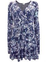 New Floral Print Long Sleeve Lace Panelled Wrap Top by Fat Face RRP was £49.50 - 14 Regular