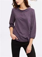 New Grape Brush Jersey Top by WH1TE STUFF RRP was £45 size 8 18     (30) - 10 Regular