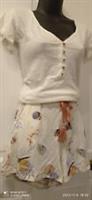 New Cream Henley Pyjama Short set TOP & BOTTOMS by Fat Face RRP ws £47.50 - size 6 top with size 8 shorts Regular