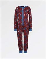 Fat Face Kids Full Length Deep Red Ernest Eagle Print Oniese - Burgundy