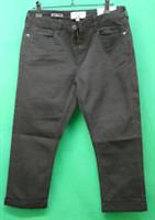 FAT FACE Womens Crop Jeans in Black UK Size 10 W30 L24 NEW BNWT - 10 Regular