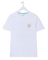 Fat Face Men's Short Sleeve Judes White Sundae Best T-Shirt - White (Imperfect) - S Regular