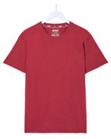 Fat Face Men's Short Sleeve Lulworth Cotton Crew T-Shirt - Red (Imperfect) - 14 Regular