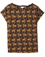 Fat Face Women's Short Sleeve Ivy Deeply Graphic T-Shirt - Black (Imperfect) - 10 Regular