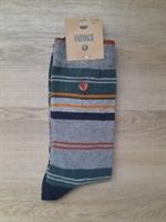 FatFace Men's Grey/Green Striped Socks Size 9.5-11 - 9.5-11 Regular