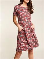New Simone Batik Posy Dress by Fat Face RRP Ws £46 size 6 10 12  (100) - 12 Regular