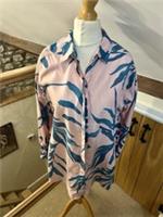 Fat Face x Marine Conversation Society Pink Cotton Tunic Shirt Size 14 BNWT - 16 Regular