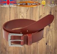 FatFace Tan Brown Italian Leather Belt Sz Small