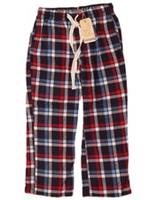Fat Face Mens Straight Trousers Medium W32 L27 Navy Blue Check Cotton AT23 - M Regular
