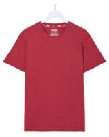 Fat Face Men's Short Sleeve Lulworth Cotton Crew T-Shirt - Red (Imperfect) - 14 Regular