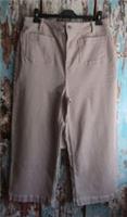 Fat Face Beige "Keswick" Wide Ankle Crop Jeans size 16R - 16 Regular