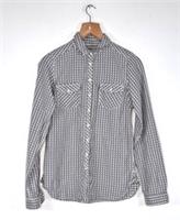 FatFace Rosie Gingham Womens Long Sleeve Shirt UK 8 Black White Check BNWT - 8 Regular