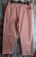 Fat Face Pink Stretch Cotton Denim Ankle Grazer Jeans size 16R - 16 Regular