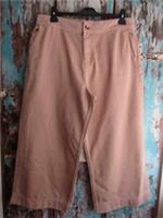 Fat Face Stone "Hove" Wide Leg Cropped Jeans size 16R - 16 Regular