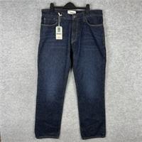 Fat Face Jeans Mens 32R Dark Navy Blue Straight Fit Denim NEW RRP:&pound;59 - 32 Regular