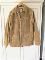 Fat Face Corduroy Stone Tan Mens Jacket With Faux Fur Lining - Size S Tall - S Regular