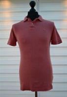 Fat Face mens Organic Pique Polo Top T- Shirt Collared Vintage Light Red Sz. XS - XS Regular