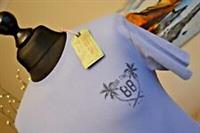 Fat Face Mens Crew Neck Tee T-Shirt Top SS Light Blue 'Good times 88' Sz XS New - XS Regular