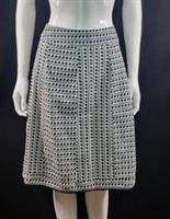 Fatface Claire Mini Diamond Skirt New Blue Indigo UK Size 16 100% Cotton - 16 Regular