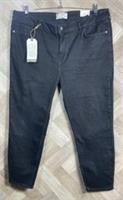 Fat Face Harlow Washed Black Super Skinny Jeans Size 22 Short New - 22 Petites