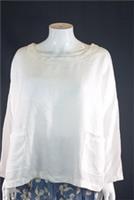 FATFACE Ophelia 100% Linen White NEW Top Pockets UK 14 Benefits Charity - 14 Regular